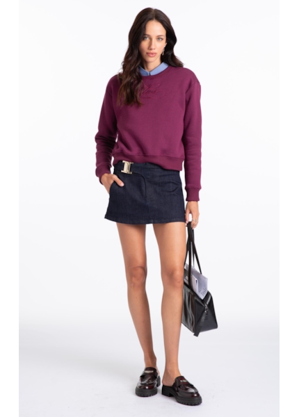 Saia Visco Indigo Elastic  Amaciado