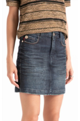 Saia Visco Indigo Elastic Lav. Escuro