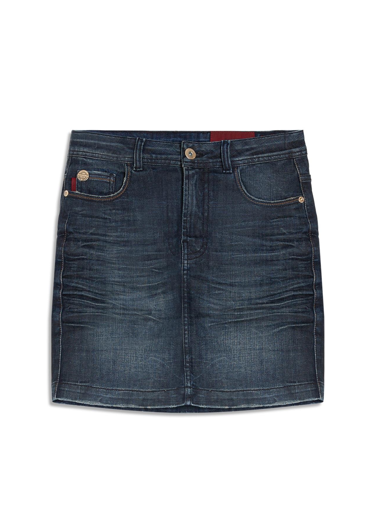 Saia Visco Indigo Elastic Lav. Escuro