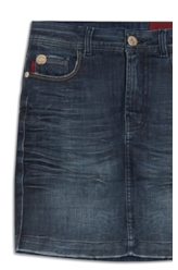 Saia Visco Indigo Elastic Lav. Escuro