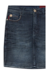 Saia Visco Indigo Elastic Lav. Escuro