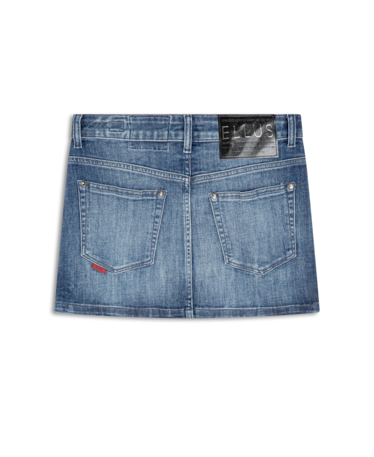 Saia Visco Indigo Elastic Lav.Escuro C/Tie Dye