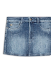Saia Visco Indigo Elastic Lav.Escuro C/Tie Dye
