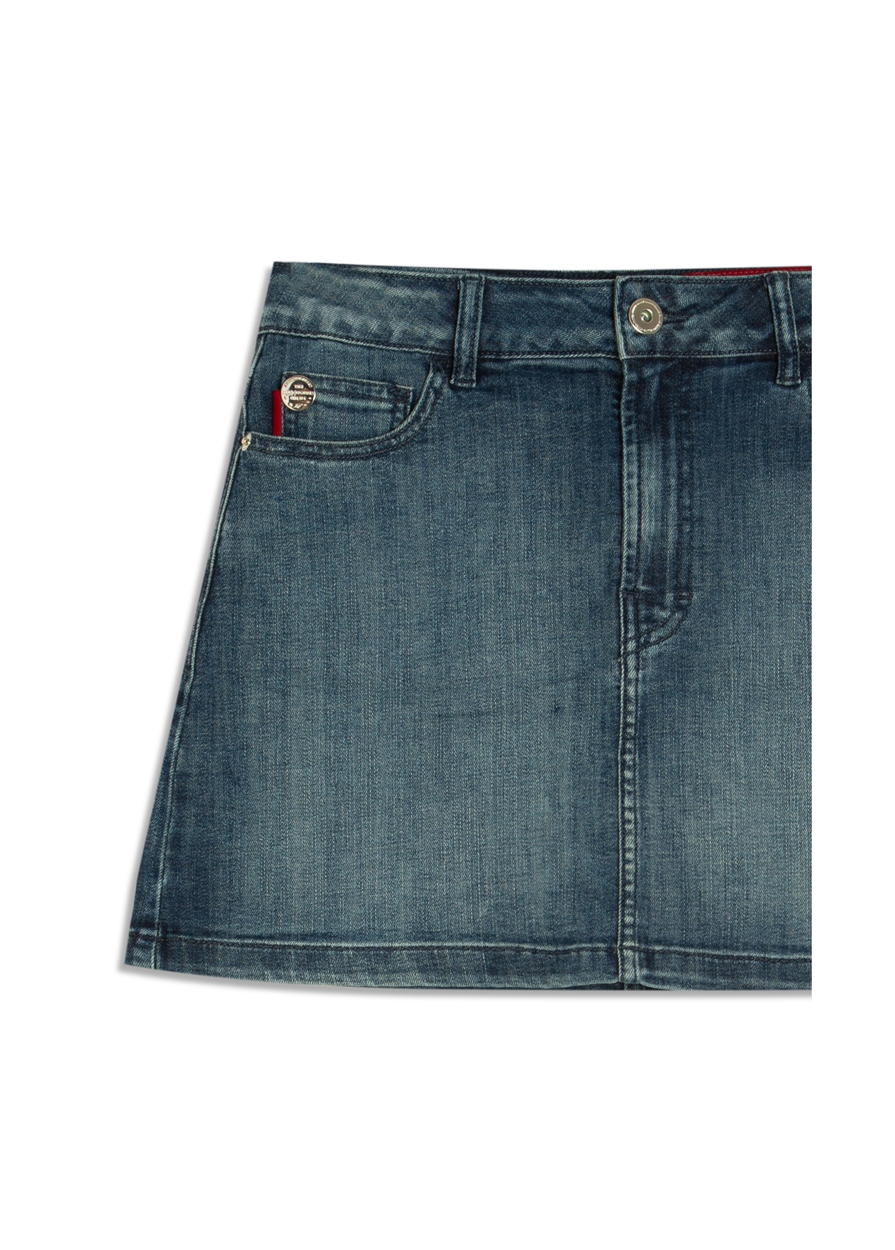 Saia Visco Indigo Elastic Mini Lav.Medio C/ Puidos