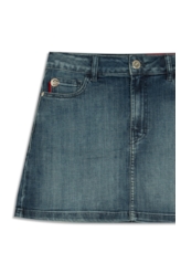 Saia Visco Indigo Elastic Mini Lav.Medio C/ Puidos