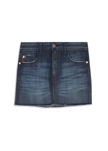 Saia Visco Indigo Elastic Mini Rosa 1867-Lav.Escuro C/Resina