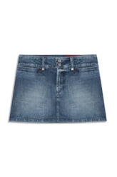 Saia Visco Indigo Elastic Relogio Lav.Medio