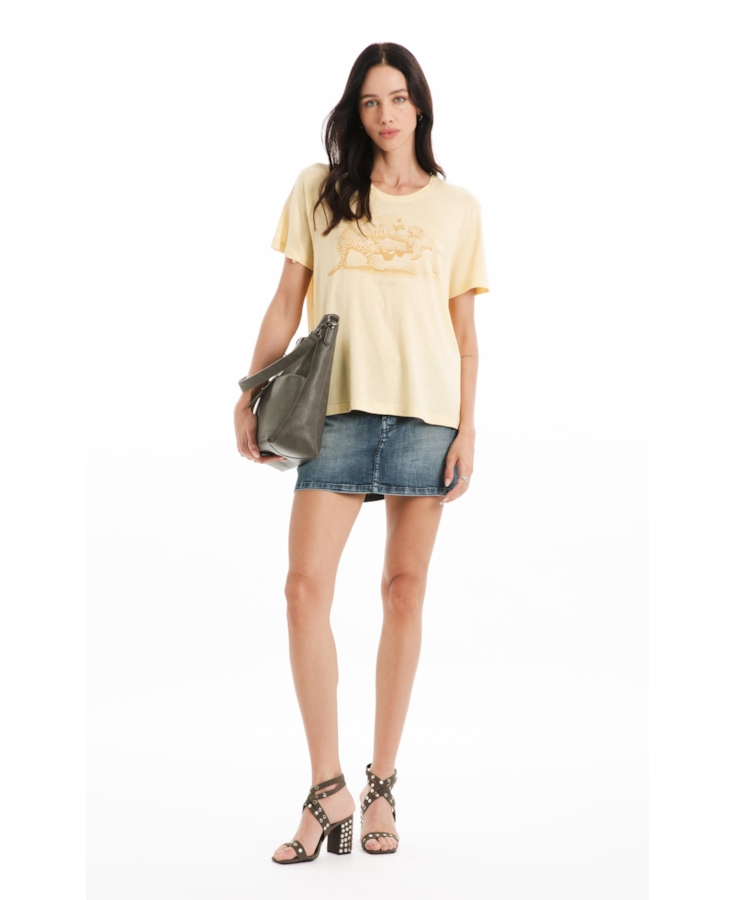 Saia Visco Indigo Elastic Relogio Lav.Medio