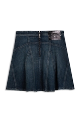 Saia Visco Indigo Godê 2127-Lav. Escuro C/ Matiz