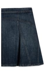 Saia Visco Indigo Godê 2127-Lav. Escuro C/ Matiz