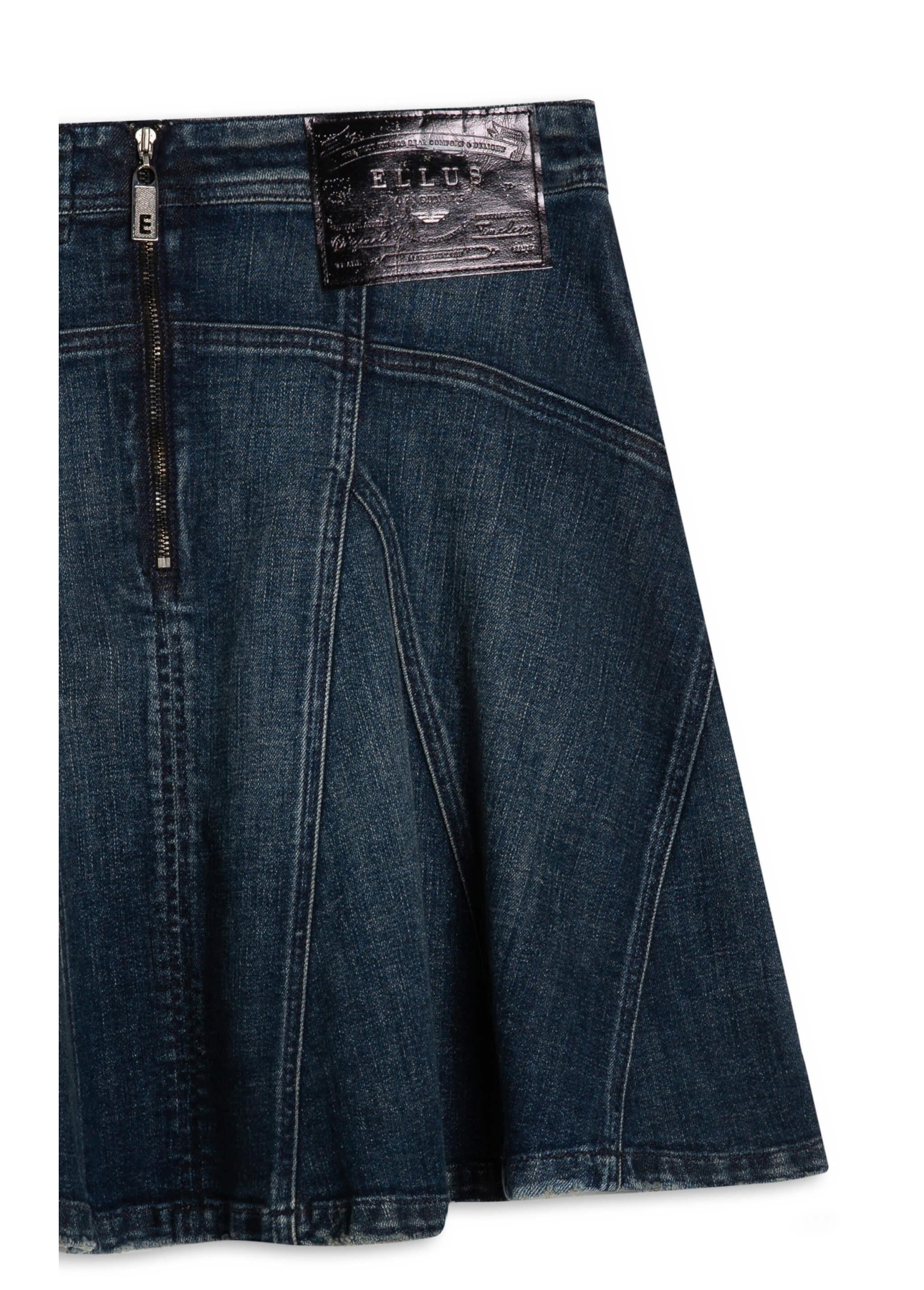 Saia Visco Indigo Godê 2127-Lav. Escuro C/ Matiz