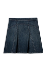 Saia Visco Indigo Godê 2127-Lav. Escuro C/ Matiz