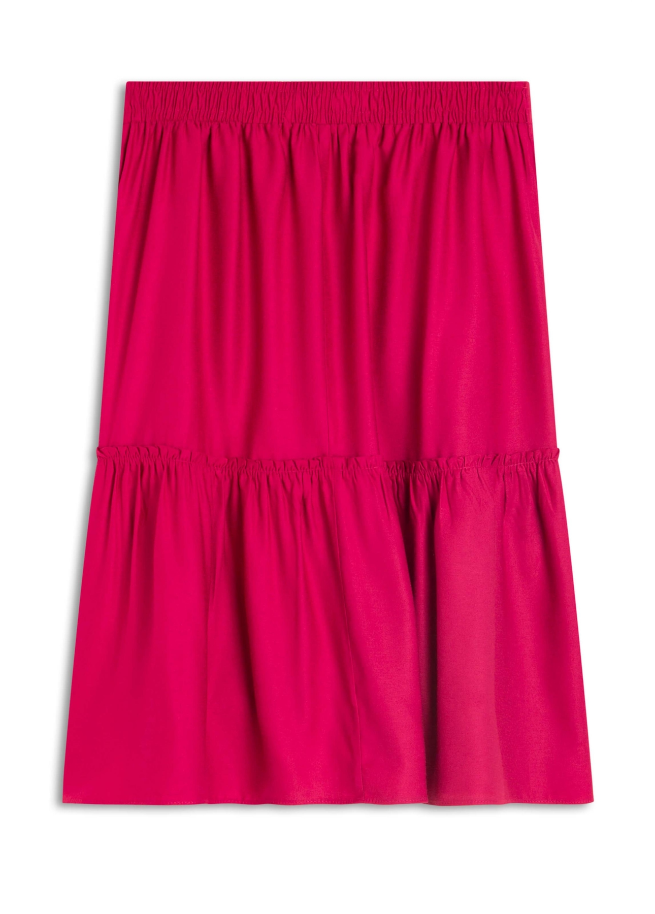 Saia Visco Twill Midi Magenta