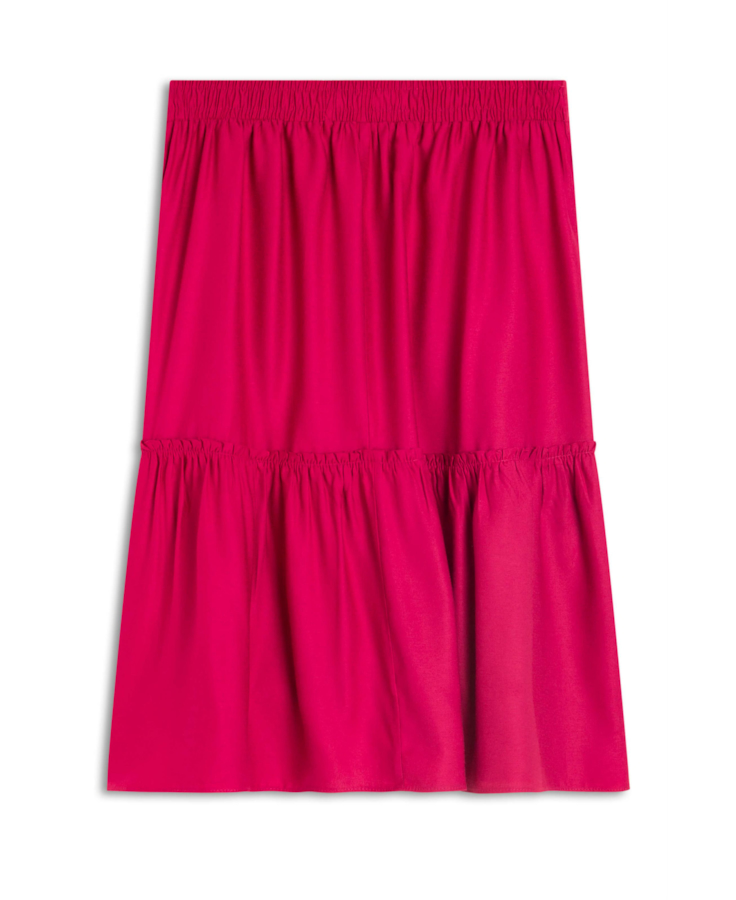 Saia Visco Twill Midi Magenta