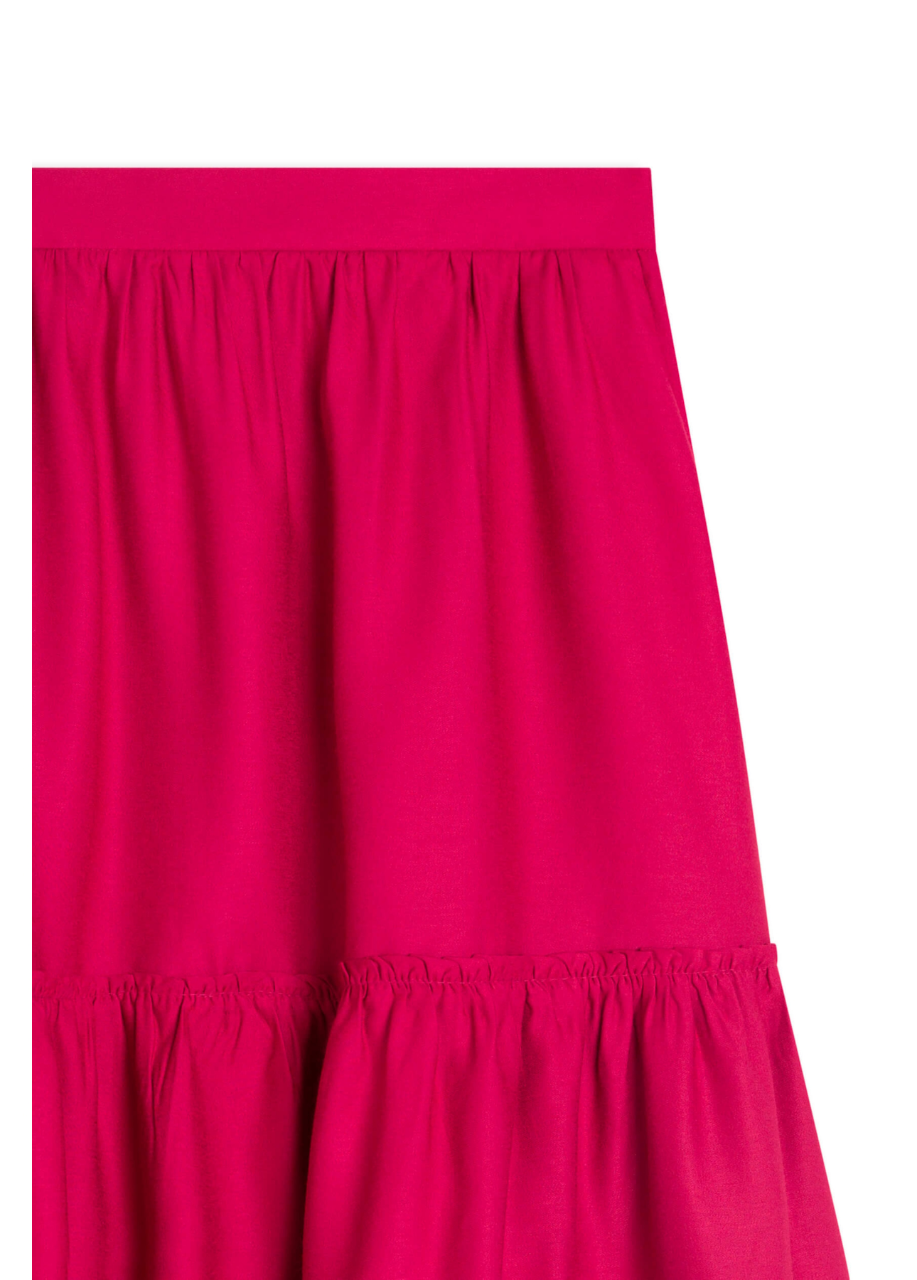 Saia Visco Twill Midi Magenta