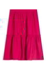 Saia Visco Twill Midi Magenta