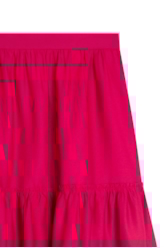 Saia Visco Twill Midi Magenta