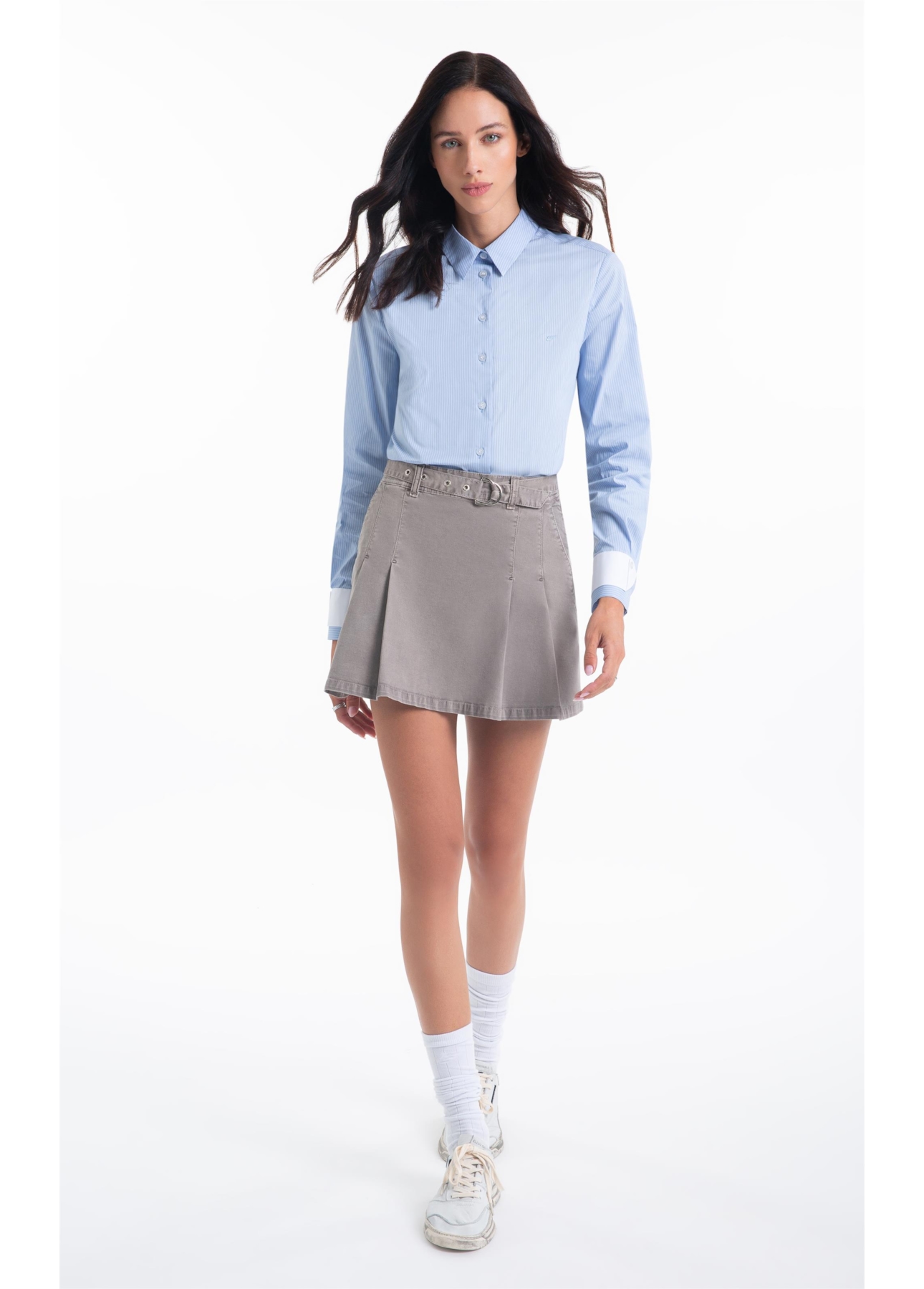 Saia Whit Denim Pregas Mouse