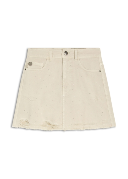 Saia White Denim Emma Pedras Sandy