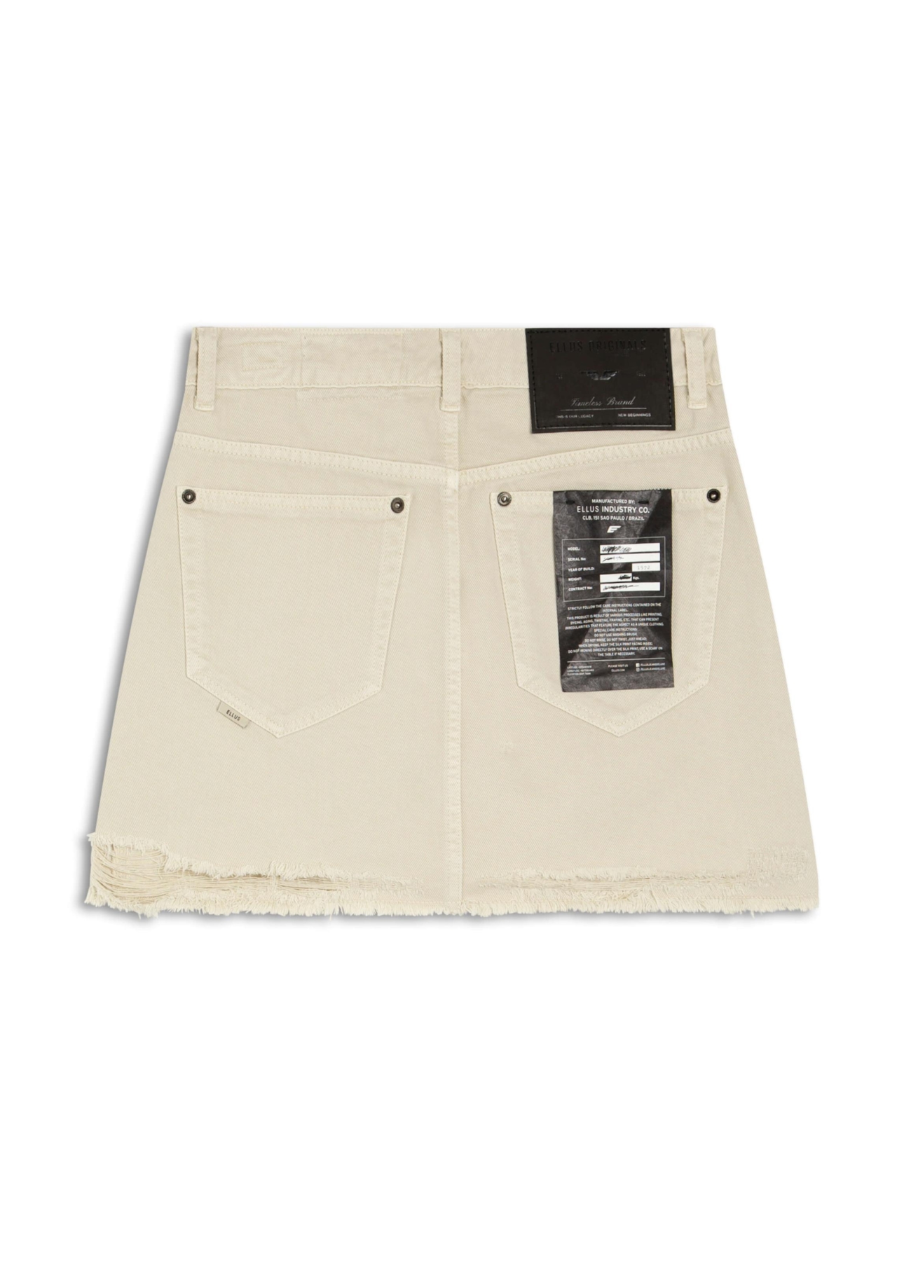 Saia White Denim Emma Pedras Sandy