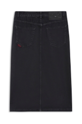 Saia White Denim Midi Zetex Plumbo