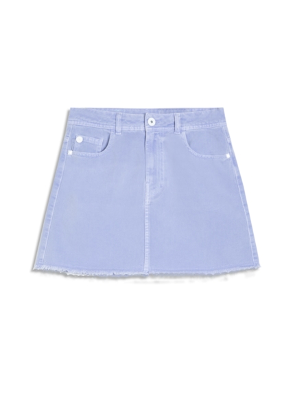 Saia White Denim Mini Azul Seco