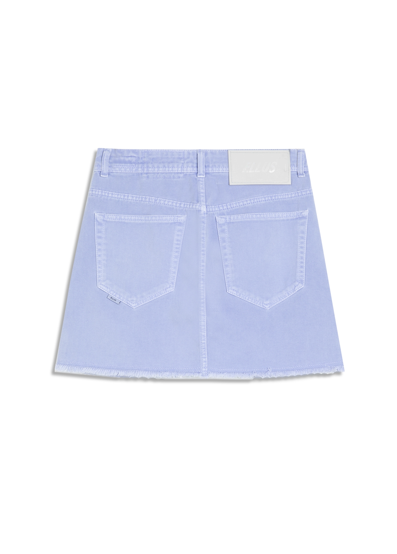 Saia White Denim Mini Azul Seco