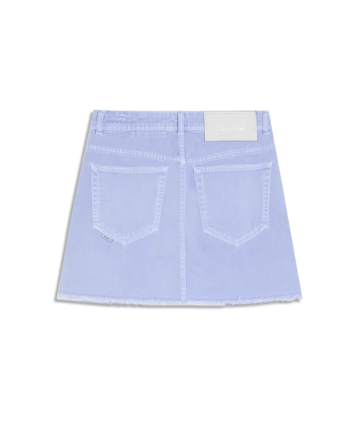 Saia White Denim Mini Azul Seco