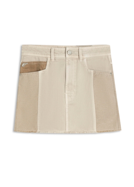 Saia White Denim Multicolor Sandy