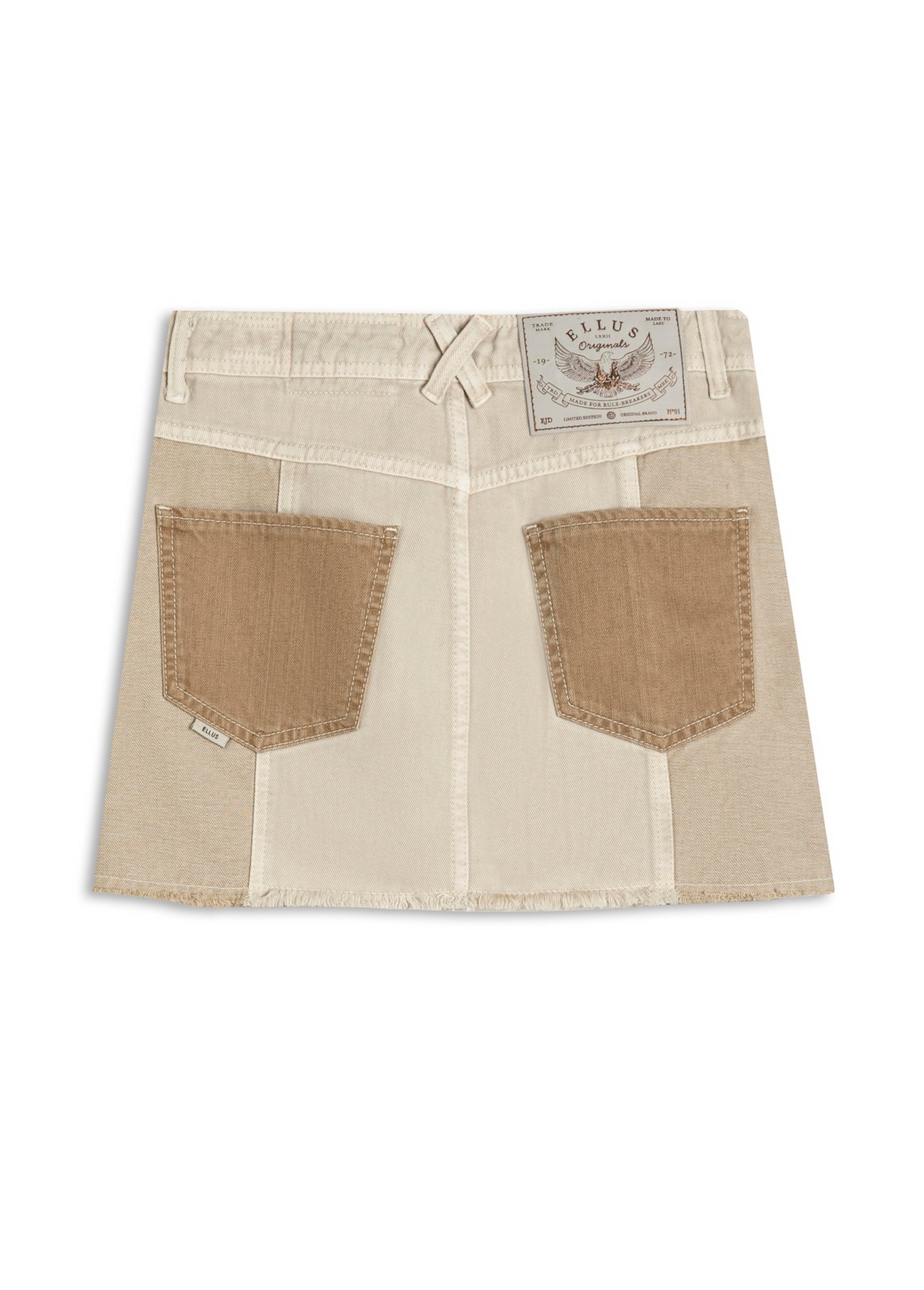 Saia White Denim Multicolor Sandy
