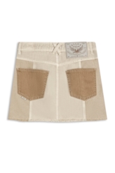 Saia White Denim Multicolor Sandy