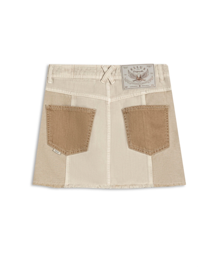 Saia White Denim Multicolor Sandy