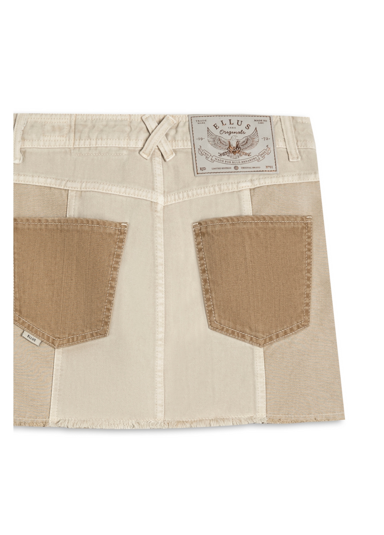 Saia White Denim Multicolor Sandy