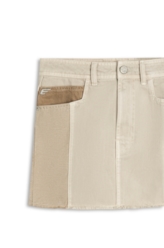 Saia White Denim Multicolor Sandy