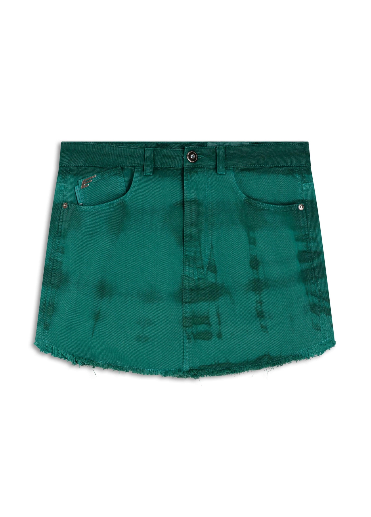 Saia White Denim Nina Verde Army