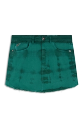 Saia White Denim Nina Verde Army