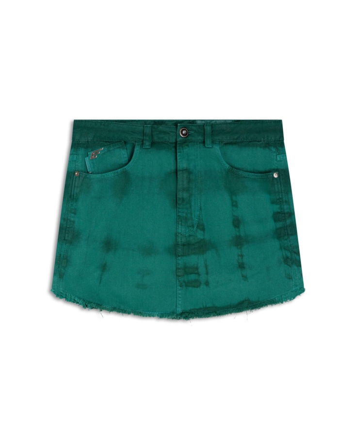 Saia White Denim Nina Verde Army