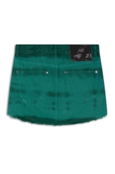 Saia White Denim Nina Verde Army