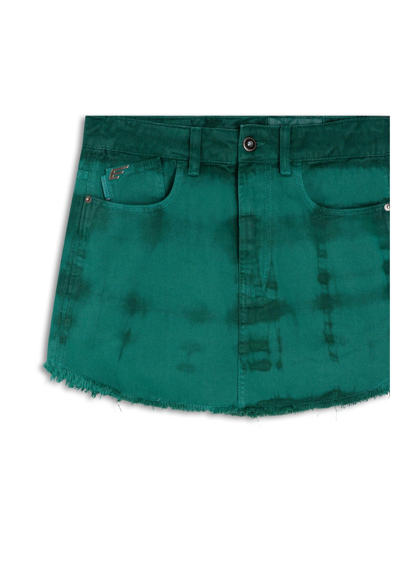 Saia White Denim Nina Verde Army