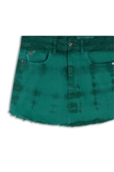Saia White Denim Nina Verde Army