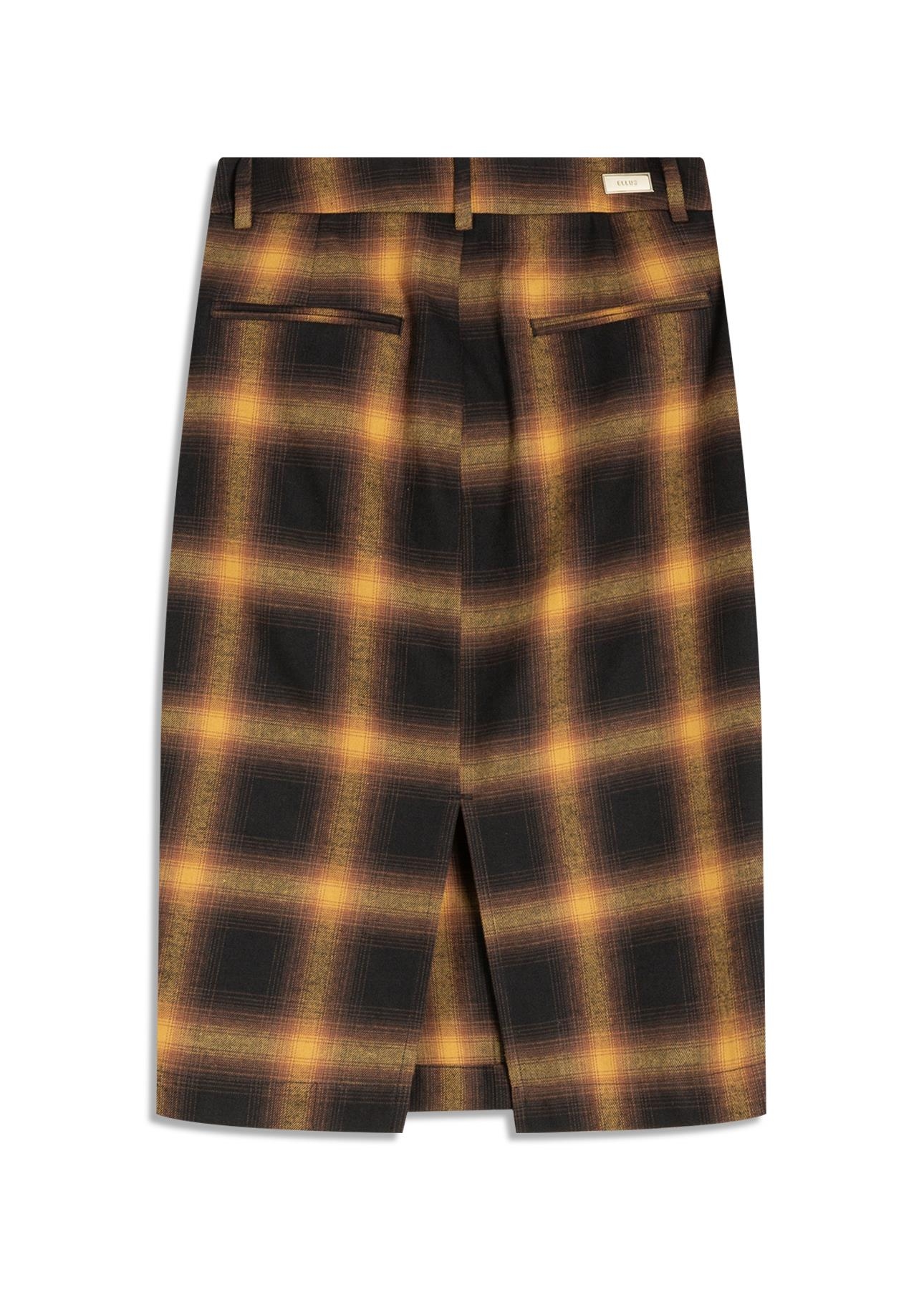 Saia Wool Touch Cepheus Pencil Skirt Camel