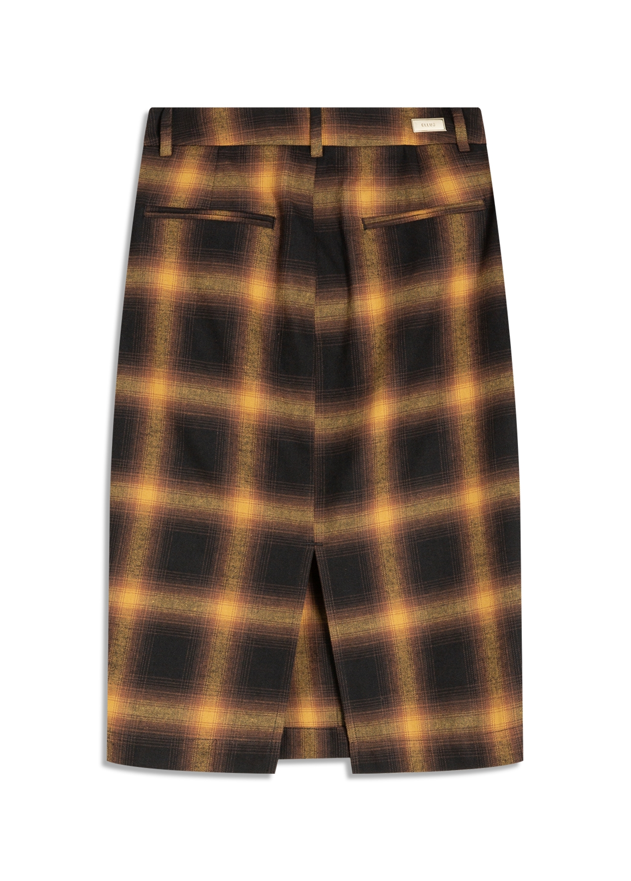 Saia Wool Touch Cepheus Pencil Skirt Camel