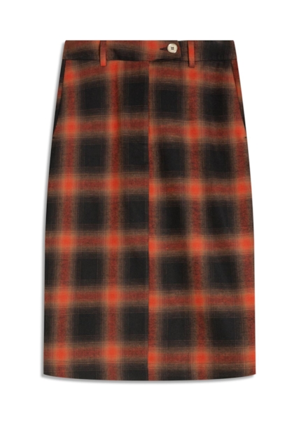 Saia Wool Touch Cepheus Pencil Skirt Telha