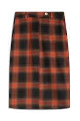 Saia Wool Touch Cepheus Pencil Skirt Telha