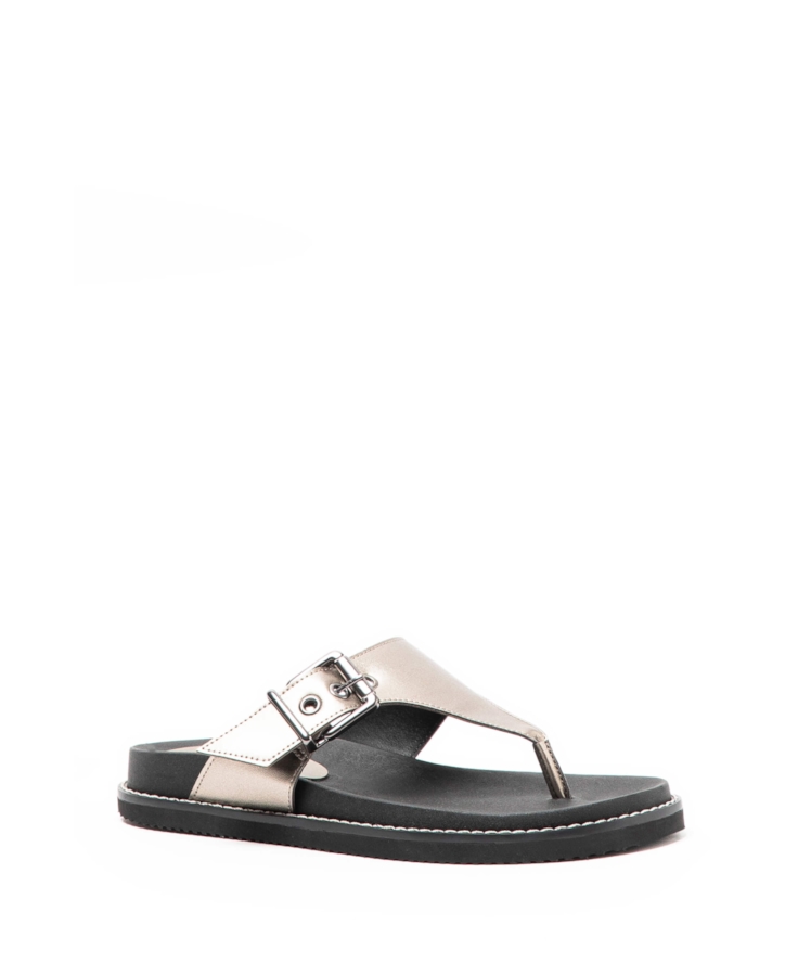 Sandalia Buckle Ellus Grafite