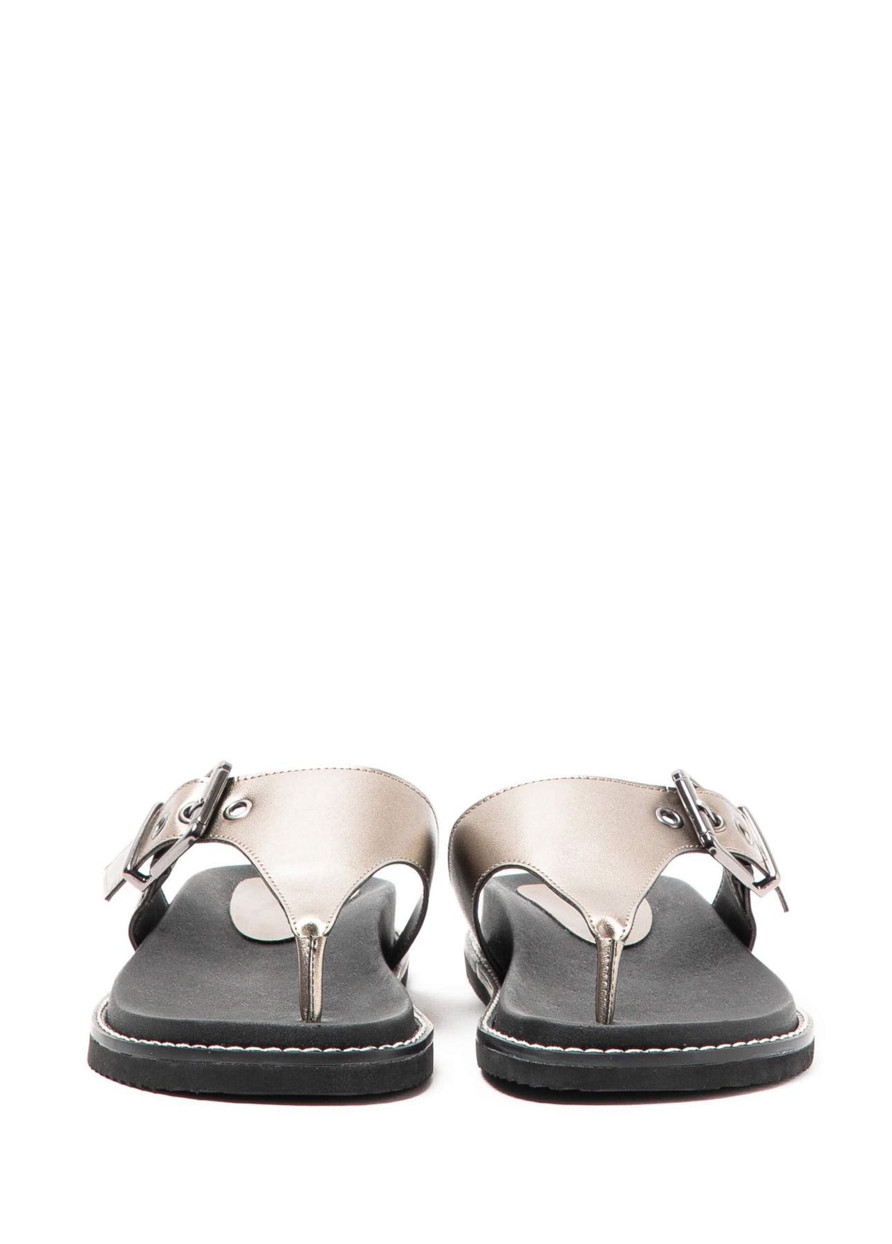 Sandalia Buckle Ellus Grafite