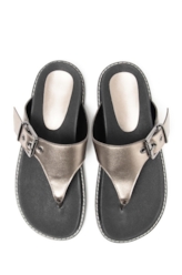 Sandalia Buckle Ellus Grafite