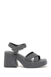Sandalia Denim Ellus Azul Jeans