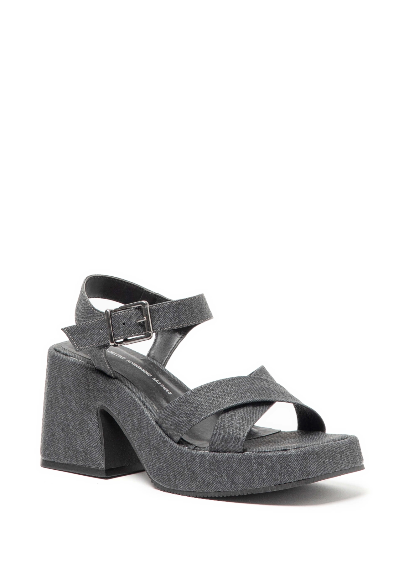 Sandalia Denim Ellus Azul Jeans