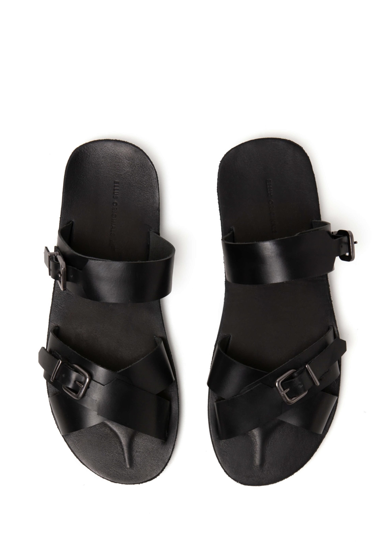 Sandalia Ellus Buckle Preto